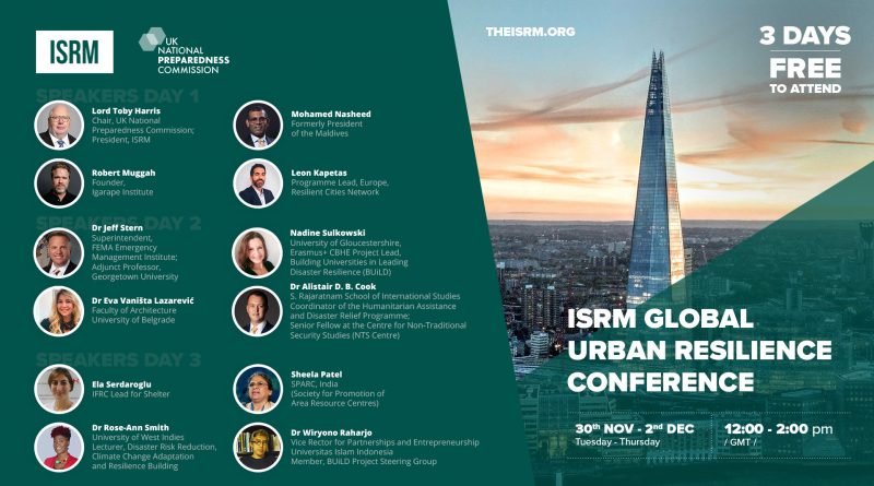 ISRM Global Urban Resilience Roundtable Flyer December 21